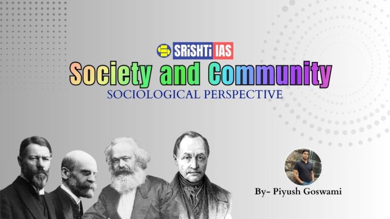 Society and Community- Sociological Perspective