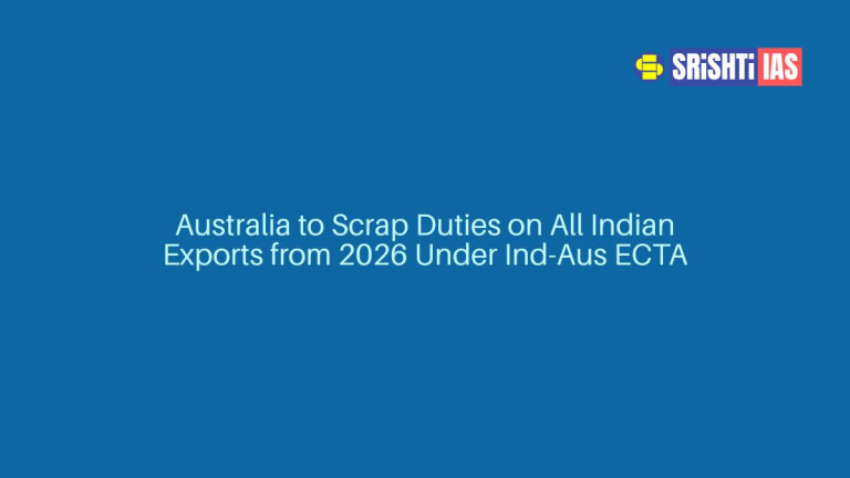 India–Australia trade partnership under Ind-Aus ECTA enabling zero-duty access for Indian exports