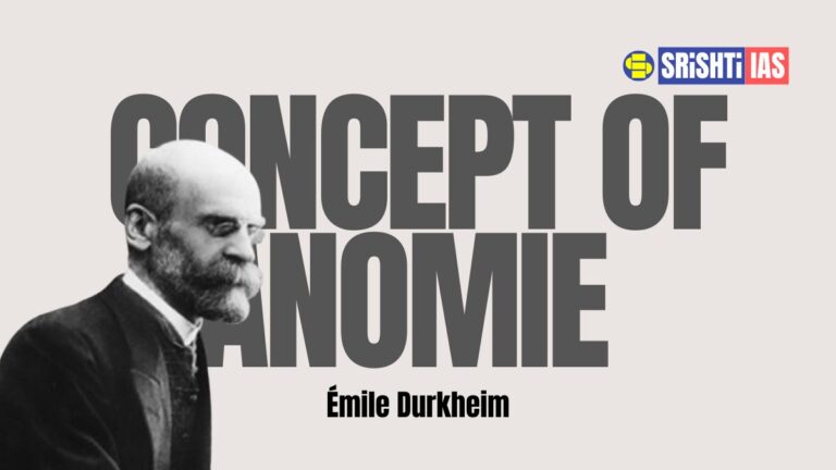 Concept of Anomie by Émile Durkheim explained with causes, types, and examples in sociology