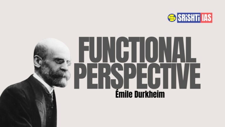 Durkheim’s Functional Perspective in Sociology explaining social order and institutional functions