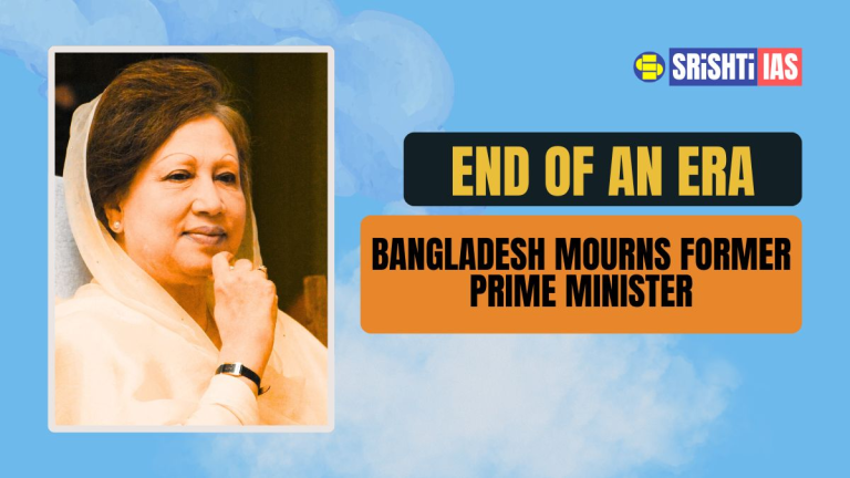 Khaleda Zia (1945–2025), Bangladesh’s first female Prime Minister and BNP chairperson.