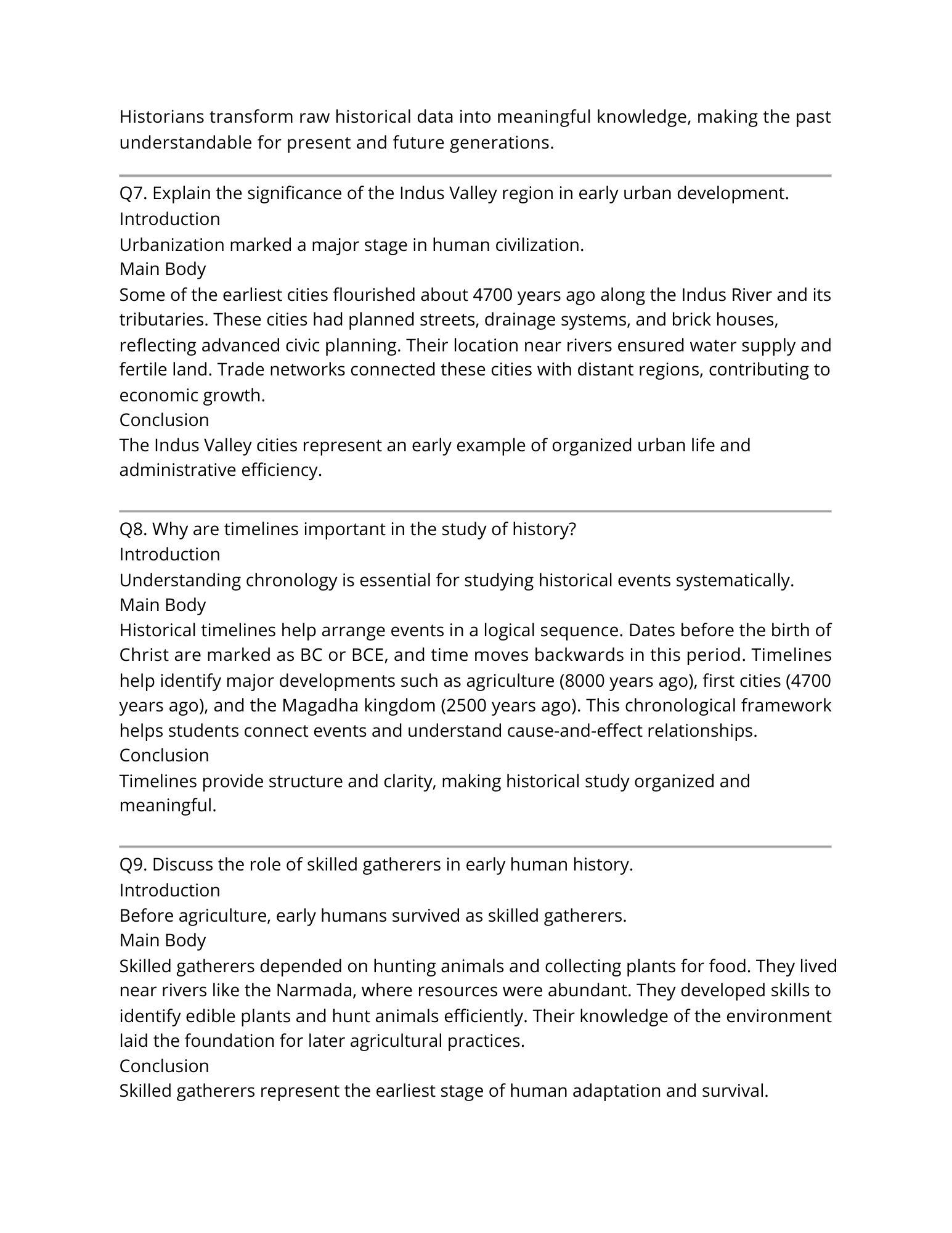 Our Pasts–I (Class 6 History) – NCERT Summary Notes PDF - Image 3