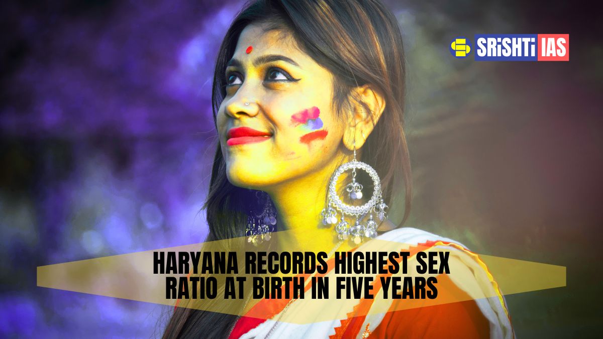 Improving sex ratio at birth in Haryana 2025