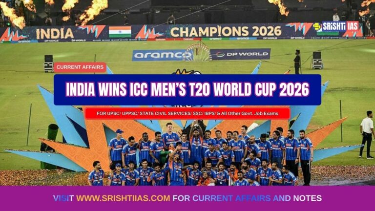 India Wins ICC Men’s T20 World Cup 2026