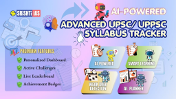Advanced UPSC Syllabus Tracker dashboard