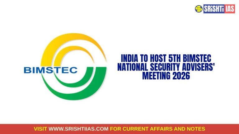 India to host 5th BIMSTEC National Security Advisers' Meeting 2026