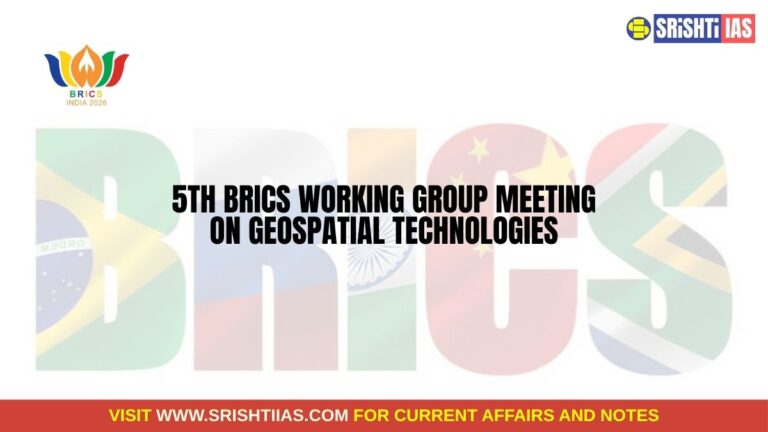 5th BRICS Working Group Meeting on Geospatial Technologies