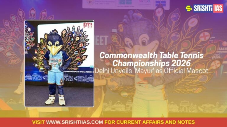 Commonwealth Table Tennis Championships 2026: Delhi Unveils 'Mayur' as Official Mascot