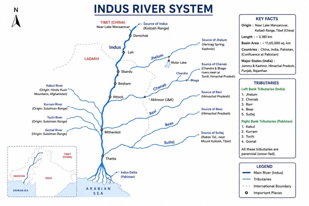 Indus River System — Srishti IAS