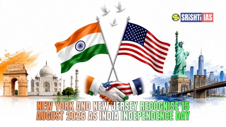 New York and New Jersey Recognise 15 August 2026 as India Independence Day