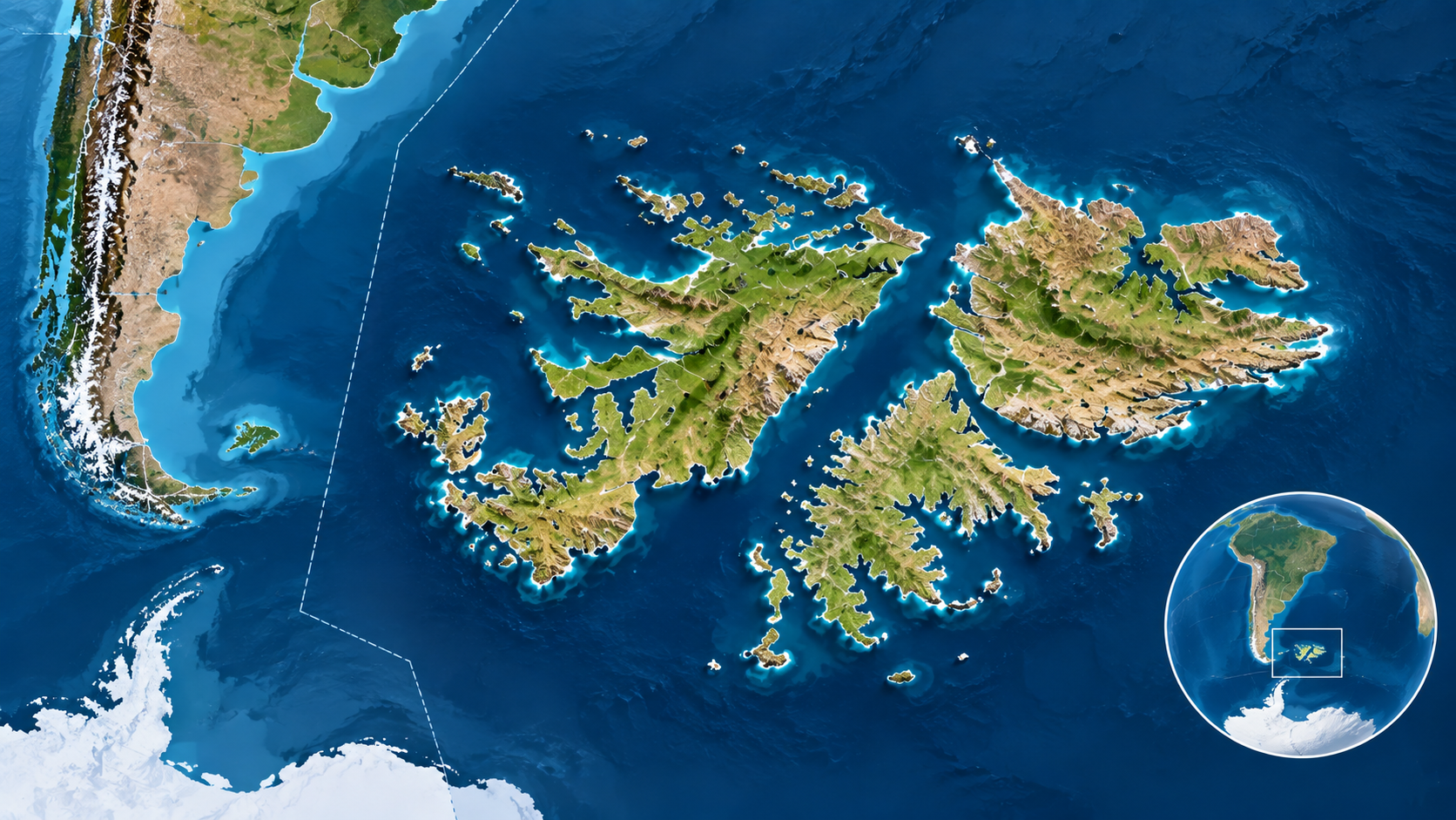 Falkland Islands Map