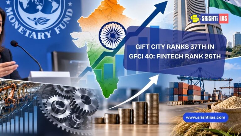 GIFT City Ranks 37th in GFCI 40: FinTech Rank 26th