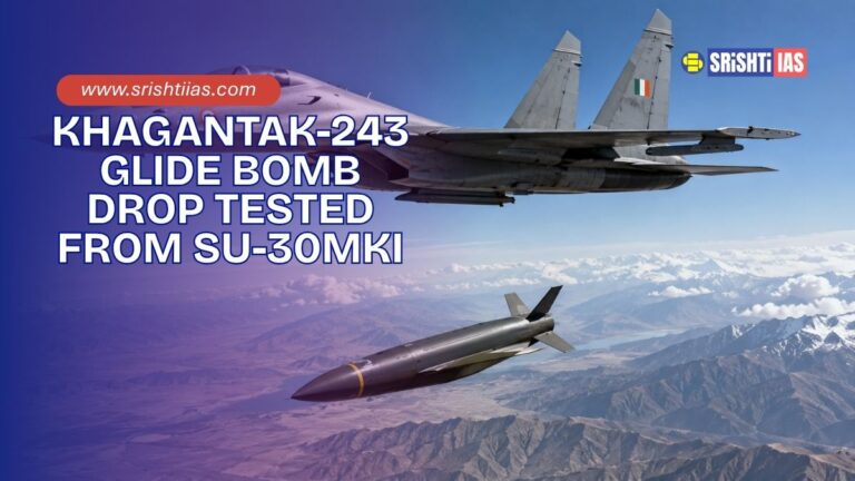 Khagantak-243 Glide Bomb Drop Tested from Su-30MKI