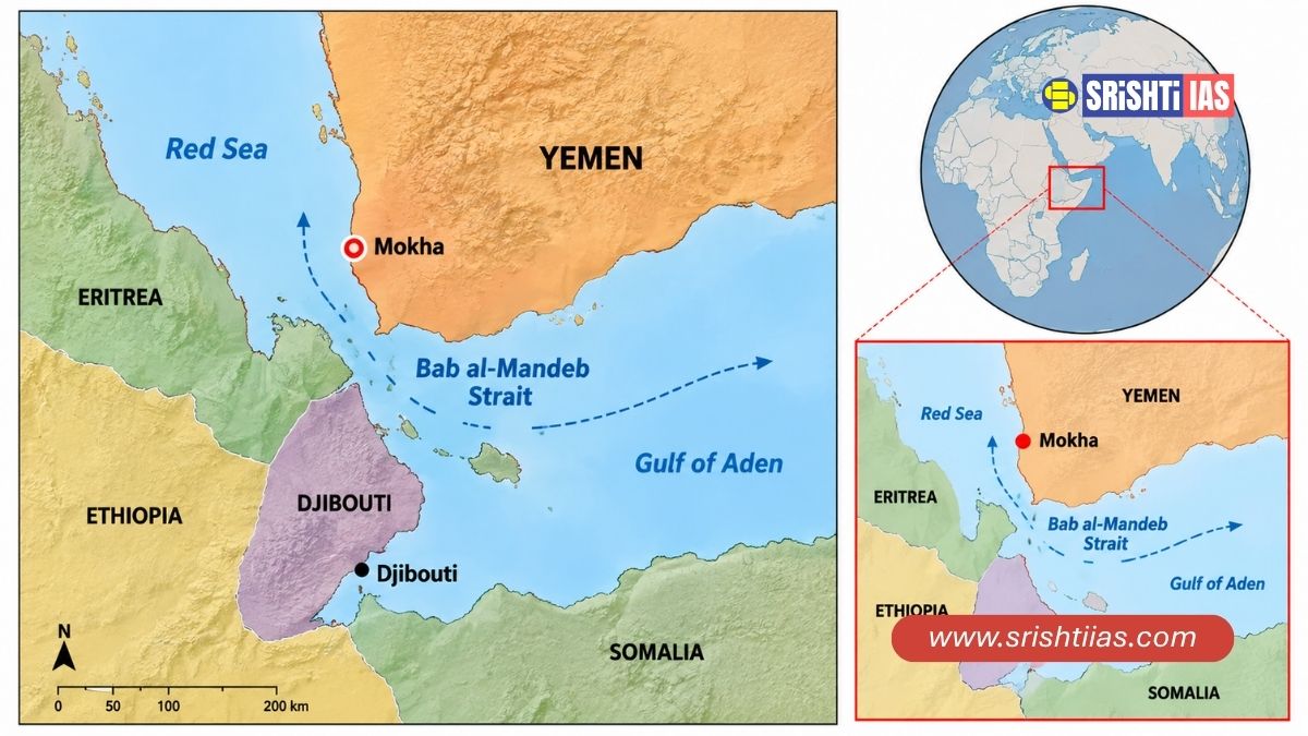 Mokha Port Map