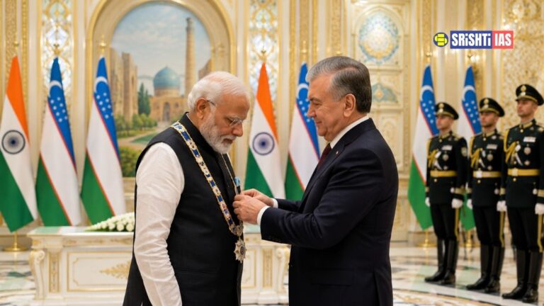 PM Modi Receives Order of Oliy Darajali Do’stlik | Current Affairs 2026
