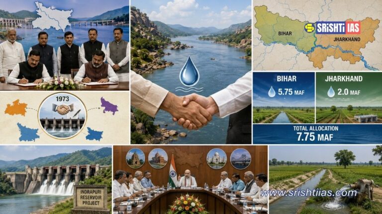 Sone River Water-Sharing Agreement 2026 | Bihar & Jharkhand